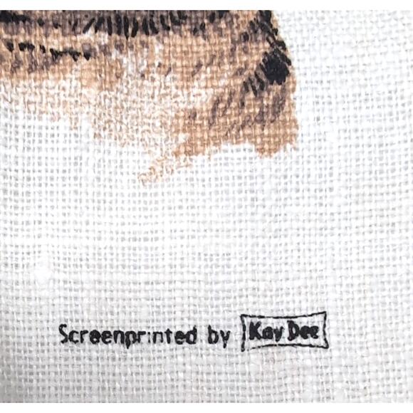 VTG Kay Dee Linen Kitchen Tea Towel Cats Kitten Breeds R. Batchelder Signed NWT - Picture 5 of 15